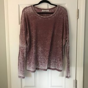 Urban Outfitters Tops - project social tee maroon acid wash waffle shirt Urban Outfitters Tops - project social tee maroon acid wash waffle shirt